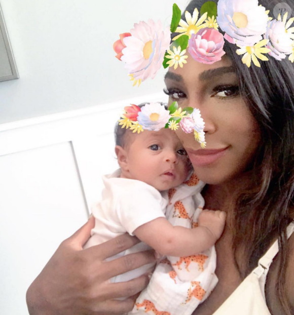 La fille de Serena Williams sur Instagram, octobre 2017.