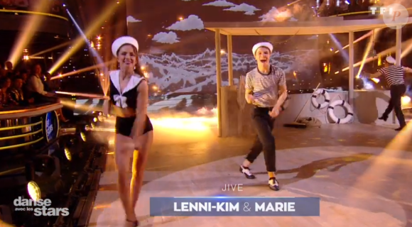 Lenni-Kim et Marie Denigot - prime de "Danse avec les stars 8", 2 novembre 2017, TF1