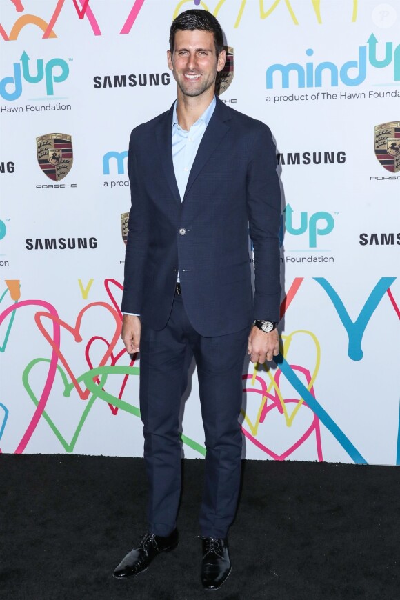 Novak Djokovic - Soirée de gala de la fondation "The Hawn" à Los Angeles le 3 novembre 2017.