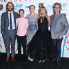 Wyatt Russell, Rider Robinson, Kate Hudson, Goldie Hawn et son mari Kurt Russell - Soirée de gala de la fondation "The Hawn" à Los Angeles le 3 novembre 2017.