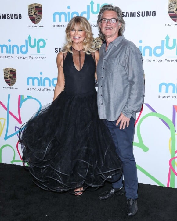 Goldie Hawn et son mari Kurt Russell - Soirée de gala de la fondation "The Hawn" à Los Angeles le 3 novembre 2017.