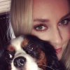 Lindsey Vonn avec sa chienne Lucy. Photo Instagram novembre 2017.