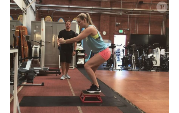 Lindsey Vonn s'entraîne dur en vue des JO de Pyeongchang 2018. Photo Instagram novembre 2017.