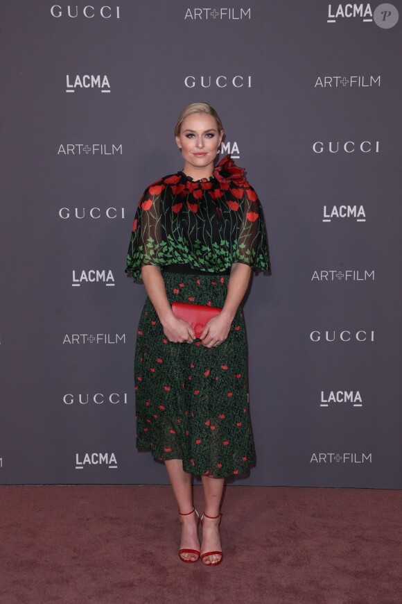 Lindsey Vonn à la soirée LACMA Art au musée LACMA à Los Angeles, le 4 novembre 2017