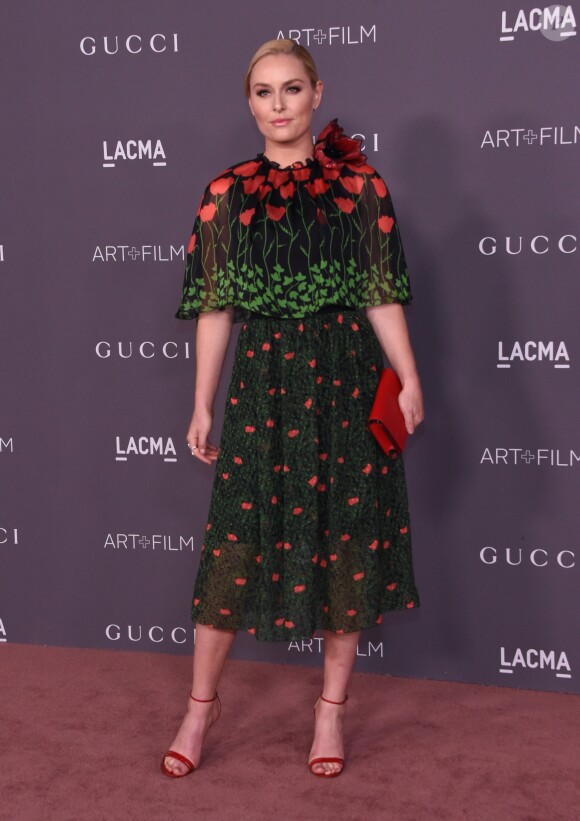 Lindsey Vonn à la soirée LACMA Art au musée LACMA à Los Angeles, le 4 novembre 2017