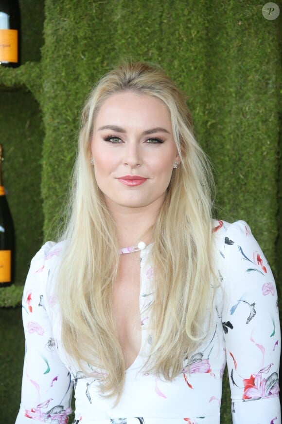 Lindsey Vonn à la 8e soirée annuelle Veuve Clicquot Polo Classic au Will Rogers State Historic Park à Pacific Palisades, le 14 octobre 2017
