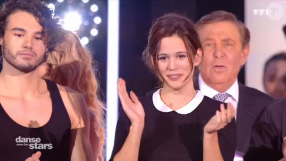 La belle Lucie Lucas dans "DALS8" le 11 novembre 2017.