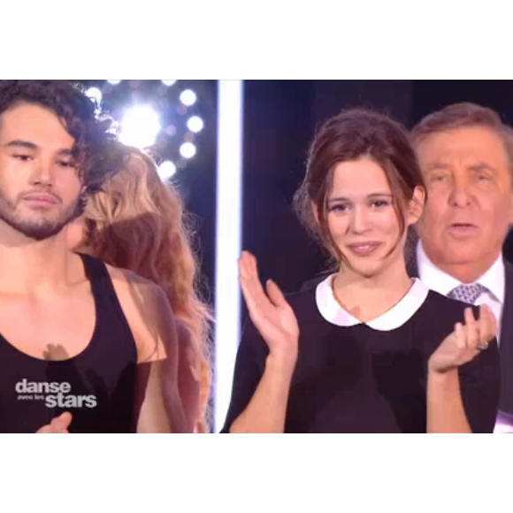 La belle Lucie Lucas dans "DALS8" le 11 novembre 2017.