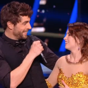 Agustin Galiana et Marie Denigot dans "DALS8" le 11 novembre 2017.