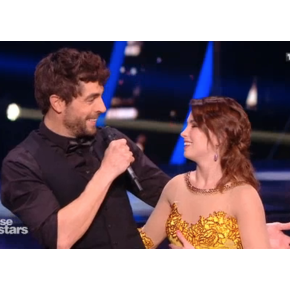 Agustin Galiana et Marie Denigot dans "DALS8" le 11 novembre 2017.