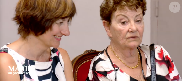 Caroline et Raphaël se sont mariés dans l'émission "Mariés au premier regard" sur M6. Le 13 novembre 2017. Ici la mère et la grand-mère de Caroline.