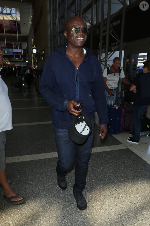 Seal arrive à l'aéroport de Los Angeles (LAX), le 11 septembre 2017.