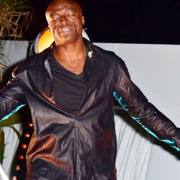 Le chanteur Seal - Soirée de gala "The Harmonist" au Club Albane lors du 70ème Festival International du Film de Cannes, France, le 22 mai 2017. © Giangarlo Gorassini/Bestimage