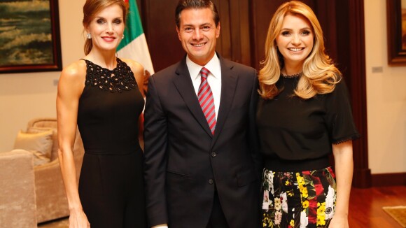 Letizia d'Espagne : Sublime en jumpsuit au Mexique avec le couple présidentiel