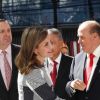 La reine Letizia d'Espagne en visite au siège de la Croix-Rouge mexicaine à Mexico, le 13 novembre 2017. © Jack Abuin/Zuma Press/Bestimage