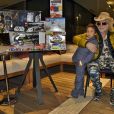 Exclusif - Michel Polnareff fête le 6ème anniversaire de son fils Louka avec sa compagne Danyellah au Domaine de Verchant à Castelnau-le-Lez près de Montpellier le 28 décembre 2016.  © Romain Canot / Bestimage