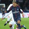 Neymar Jr. lors du match de Ligue 1 "PSG - OL (2-0)" au Parc des Princes à Paris, le 17 septembre 2017. © Cyril Moreau/Bestimage