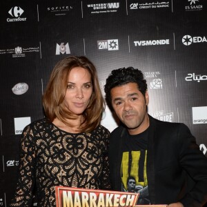 Exclusif - Jamel Debbouze et sa femme Melissa Theuriau au cocktail "Aftershow" dans le cadre du festival Marrakech du Rire 2016. Marrakech, le 4 juin 2016. © Bellak Rachid/Bestimage