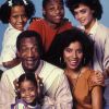 Bill Cosby en 1984 avec sa famille du Cosby Show