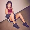 Selena Gomez porte la "Phenom" de PUMA. Septembre 2017.
