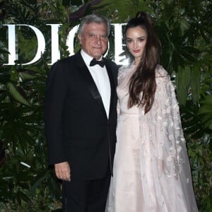 Sidney Toledano et Charlotte Le Bon - Bal masqué DIOR au Palais des ducs de Santoña. Madrid, le 22 novembre 2017.