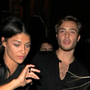 Ed Westwick et Jessica Szohr à West Hollywood, Los Angeles, le 6 juin 2009.