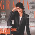 Penélope Cruz en couverture du Grazia, en kiosques le 24 novembre 2017.