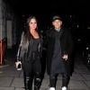 Exclusif - Le joueur de football Neymar  a passé la soirée avec la chanteuse Demi Lovato au casino Ambassador à Londres le 14 novembre 2017.