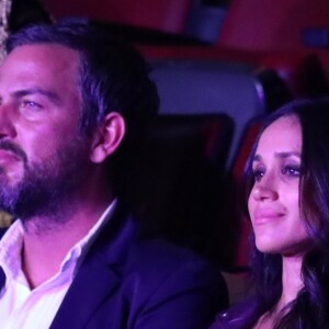 Meghan Markle assiste à la cérémonie d'ouverture des Invictus Game à Toronto. Elle est assise 18 rangs au dessus du prince Harry. Le 23 septembre 2017