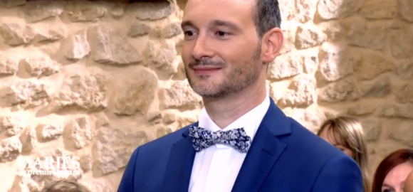 Marie et Fabien, couple marié de l'émission "Mariés au premier regard" sur M6. Novembre 2017.