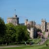 Vue du château de Windsor, dans le Berkshire en Angleterre, en avril 2014.