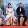 Nick Powell, Liu Yifei et Hayden Christensen - Conference de presse du film "Outast" à Pekin, le 20 octobre 2013.