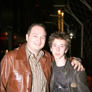 Exclusif - Cauet et Jordy - Soirée RTL pour fêter les "30 ans des Grosses têtes" à la Tour Eiffel, le 5 avril 2007 à Paris.