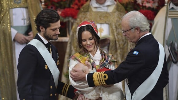 Baptême de Gabriel de Suède, 3 mois : Le petit prince brusqué, Sofia superbe
