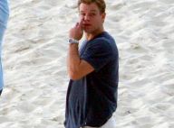 Matt Damon sous le soleil des Caraïbes... avec sa magnifique femme et leurs trois filles ! Regardez !