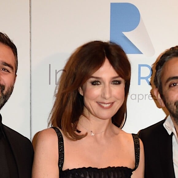 Exclusif - Olivier Nakache, Elsa Zylberstein et Eric Toledano - Soirée de gala caritative pour le lancement du futur "Institut Rafaël" (Maison de l'après Cancer) au Pavillon d'Armenonville à Paris le 2 décembre 2017. © Erez Lichtfeld/Bestimage