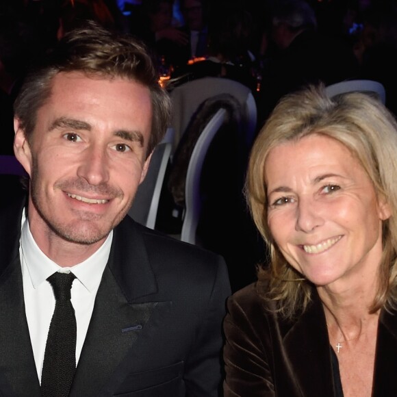 Exclusif - Nicolas Escoulan et Claire Chazal - Soirée de gala caritative pour le lancement du futur "Institut Rafaël" (Maison de l'après Cancer) au Pavillon d'Armenonville à Paris le 2 décembre 2017. © Erez Lichtfeld/Bestimage