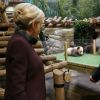 La première dame Brigitte Macron à la cérémonie de baptême du bébé panda "Yuan Meng" au zoo de Beauval à Saint-Aignan sur Cher le 4 décembre 2017. © Dominique Jacovides / Sébastien Valiela / Bestimage