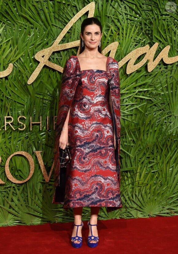 Livia Giuggioli (épouse de Colin Firth) aux Fashion Awards 2017 au Royal Albert Hall à Londres, le 4 décembre 2017