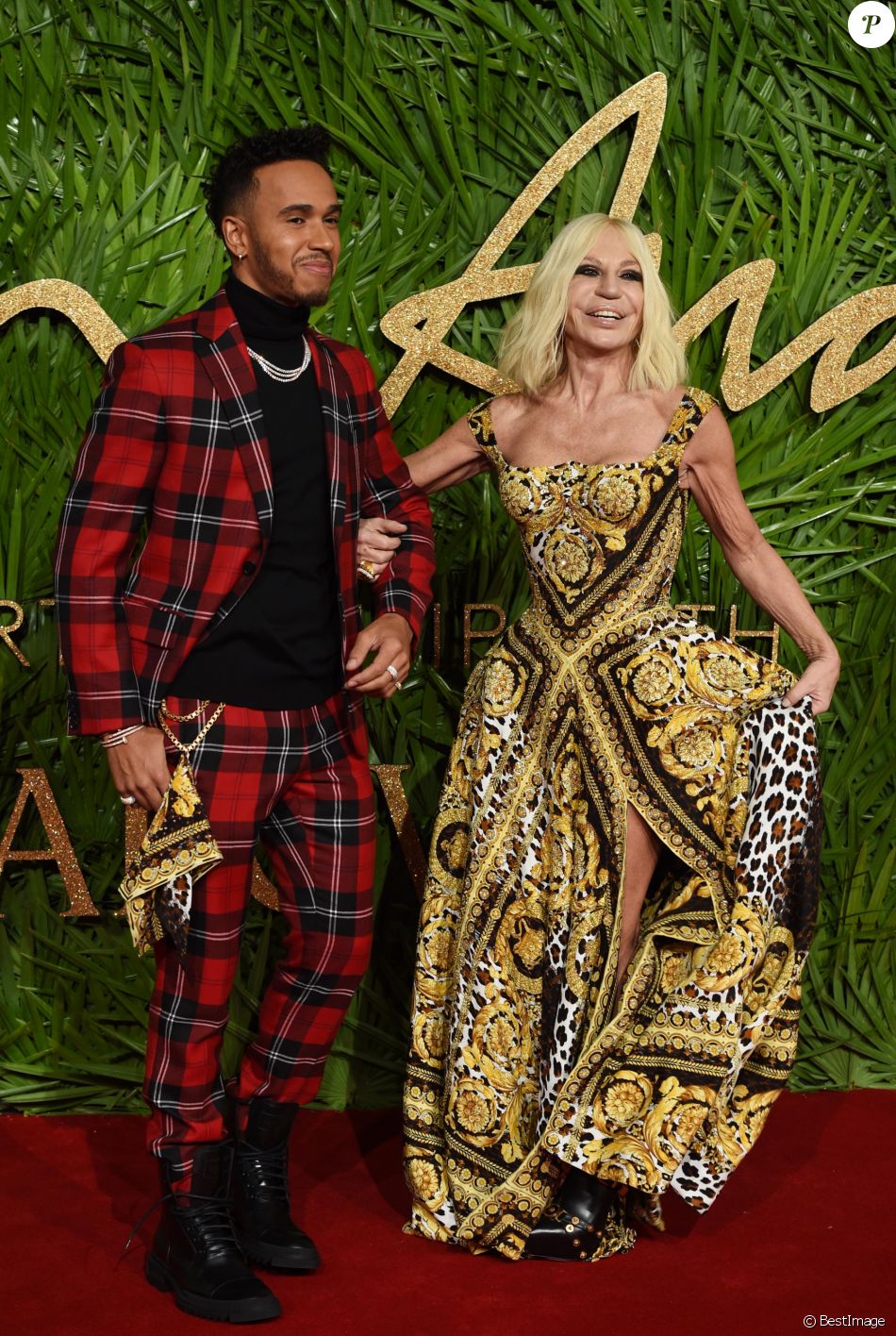 Lewis Hamilton Versace