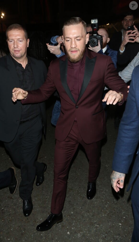 Conor McGregor - Les célébrités arrivent aux Fashion Awards 2017 au Royal Albert Hall à Londres, le 4 décembre 2017