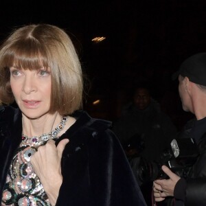 Anna Wintour - Les célébrités arrivent aux Fashion Awards 2017 au Royal Albert Hall à Londres, le 4 décembre 2017