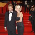 Johnny et Laeticia Hallyday - Montée des marches du film "Vengeance" au 62e festival de Cannes, le 17 mai 2009.
