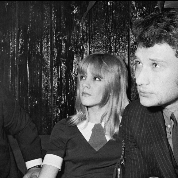 Johnny Hallyday et Sylvie Vartan  en 1967.
