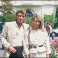 Nathalie Baye et Johnny Hallyday au Festival de Cannes en 1984.