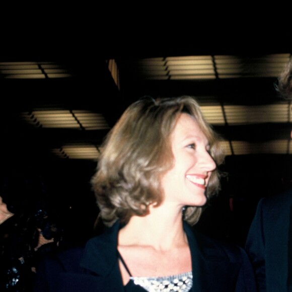 Nathalie Baye et Johnny Hallyday au Festival de Cannes en 1984.