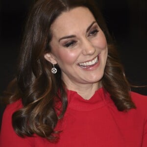 Le prince William, duc de Cambridge, et Catherine Kate Middleton, duchesse de Cambridge (enceinte) lors du Children's Global Media Summit à Manchester le 6 décembre 2017.