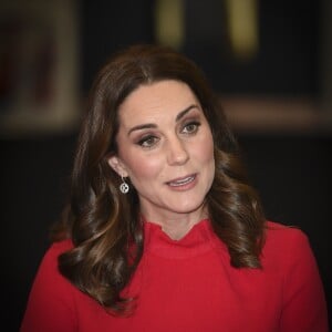 Le prince William, duc de Cambridge, et Catherine Kate Middleton, duchesse de Cambridge (enceinte) lors du Children's Global Media Summit à Manchester le 6 décembre 2017.