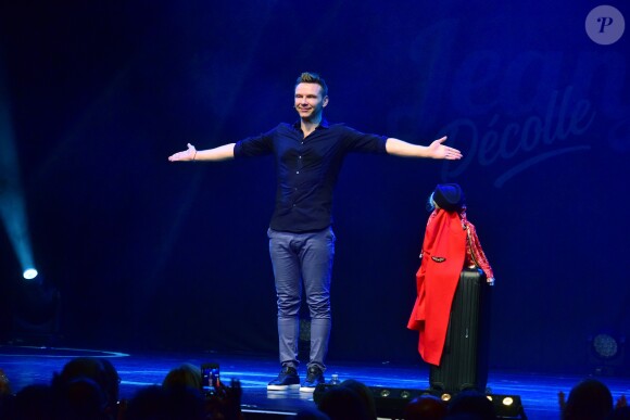 Exclusif - JeanFi Janssens lors de la générale de son spectacle "JeanFi (Janssens) Décolle" à l'Alhambra à Paris, le 7 décembre 2017. © Giancarlo Gorassini/Bestimage