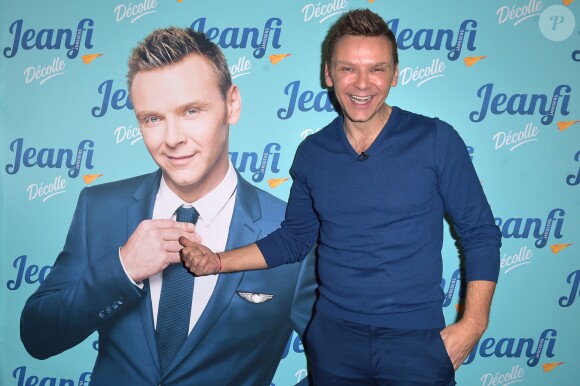 Exclusif - JeanFi Janssens au cocktail après la générale de son spectacle "JeanFi (Janssens) Décolle" à l'Alhambra à Paris, le 7 décembre 2017. © Giancarlo Gorassini/Bestimage
